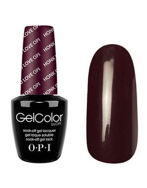 OPI GELCOLOR, ЦВЕТ HONK IF YOU LOVE OPI T28