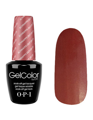 OPI GELCOLOR, ЦВЕТ SCHNAPPS OUT OF IT! GCG22