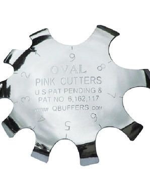 Q-PINK CUTTERS OVAL 